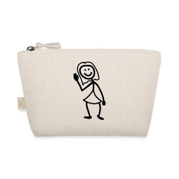 Friendly Girl - Organic Pouch - nature - Front