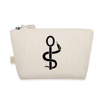 caduceus caregiver nurse doctor hospital snake - Organic Pouch - nature - Front