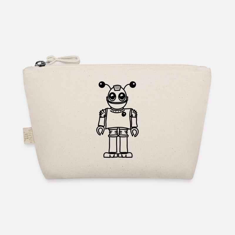 Cool funny robot toy fun Organic Pouch