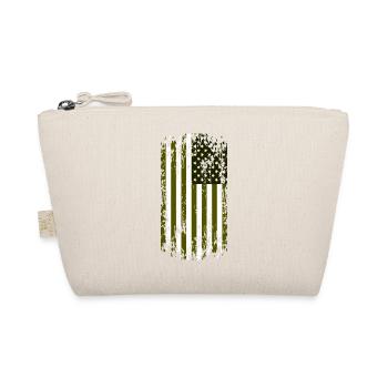 United States grunge flag - Organic Pouch - nature - Front