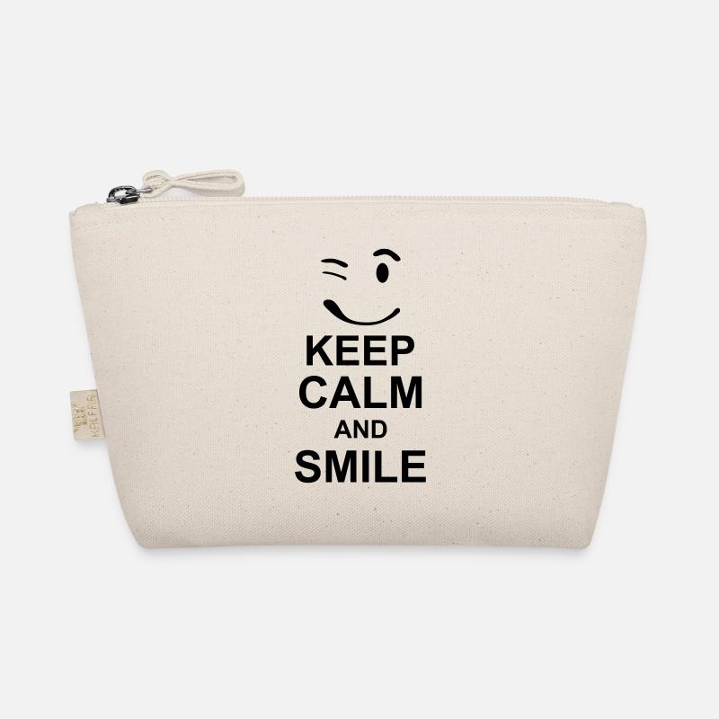 keep calm and smile kg10 Bio-Täschchen