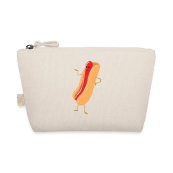 süßer menschlicher hot dog - Bio-Täschchen - Natur - Vorne