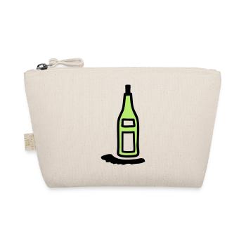Flasche Weinflasche - V2 - Bio-Täschchen - Natur - Vorne