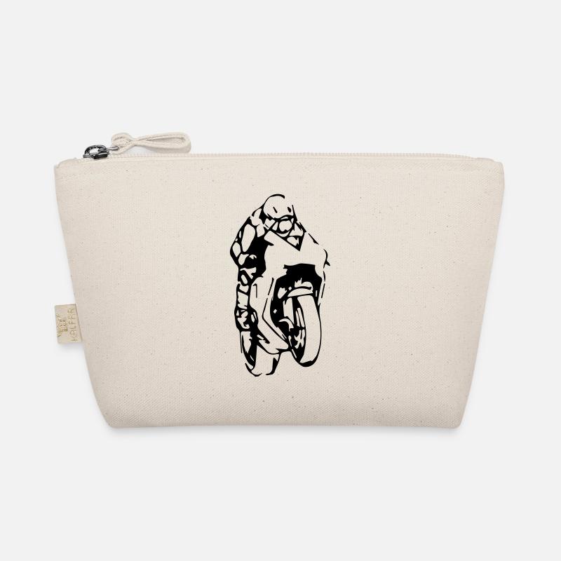 Motorrad-Spur - Bio-Täschchen - Natur