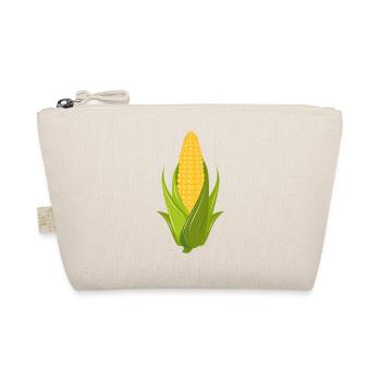 Hand drawn corn on the cob with leaves - Organic Pouch - nature - Front