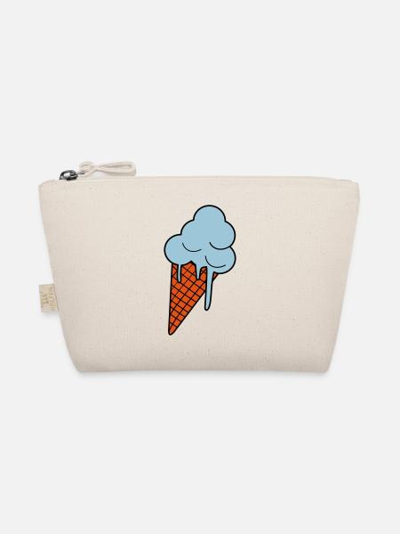 Schmelzendes Eis - Organic Pouch - nature - Front