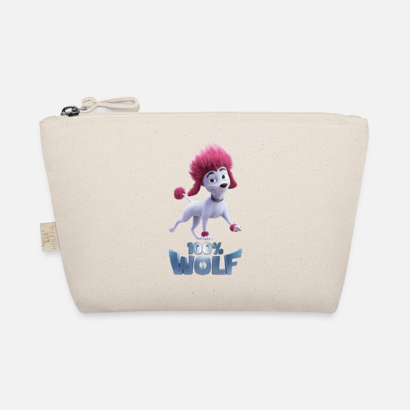 100% Wolf Logo und Freddy Bio-Täschchen