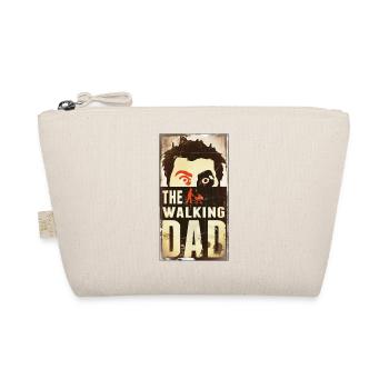 the walking dad dead papa vatertag geburt kind - Bio-Täschchen - Natur - Vorne