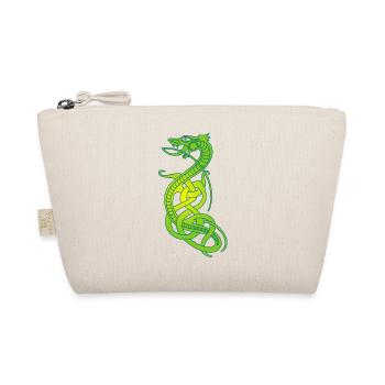 Infinite green and yellow snake - Organic Pouch - nature - Front