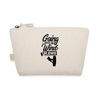 Kitesurfen Kitesurfing Kite Kitesurfer Kitesurf - Organic Pouch - nature - Front