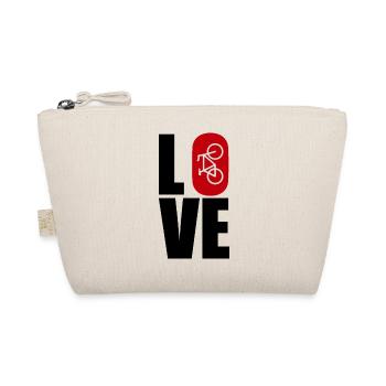 LOVE Cycling - Organic Pouch - nature - Front