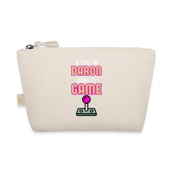 Je suis un Daron Dans dans le Game - Humour Papa - Trousse biologique - nature - Devant