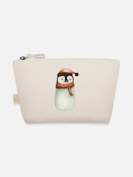 Pinguin - Bio-Täschchen - Natur