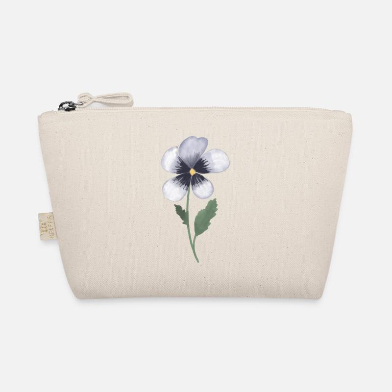 Pansy Violet Organic Pouch