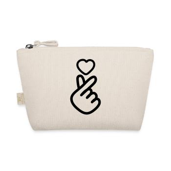 Emoji coeur - Trousse biologique - nature - Devant