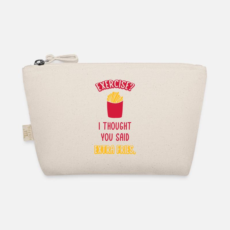 Exercise Extra Fries Zitat Bio-Täschchen