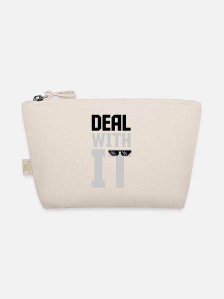 Meme Deal with it - Organic Pouch - nature - Front