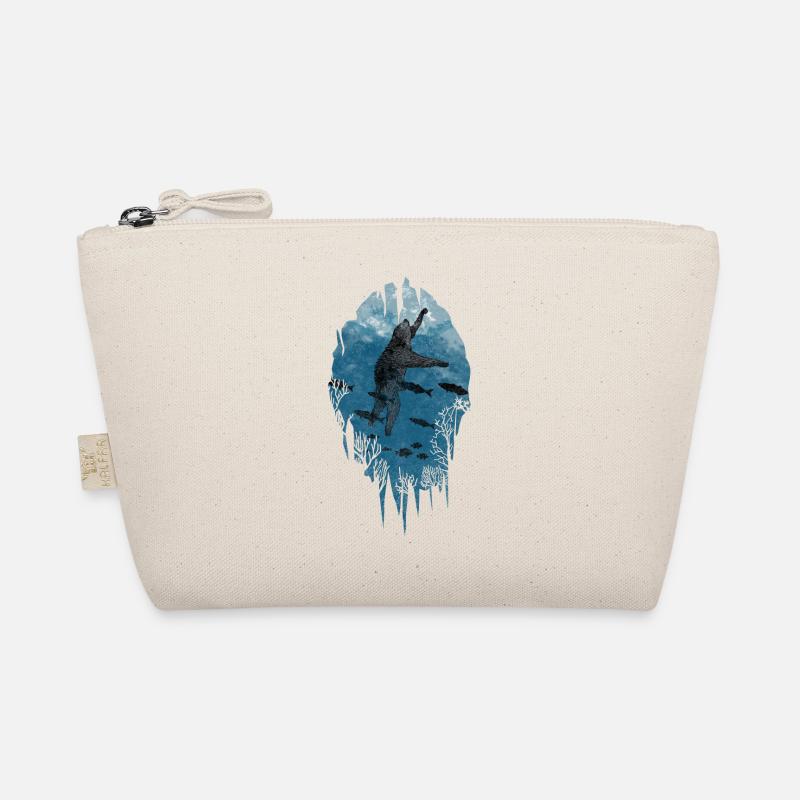 Scuba Diving Sloth Lazy Animal Diving I Gift Organic Pouch