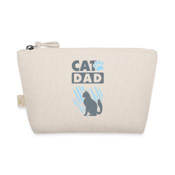 Cat dad. Sign - Organic Pouch - nature - Front