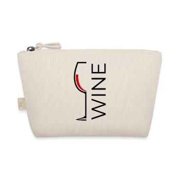 Red wine glass - Organic Pouch - nature - Front