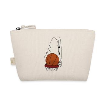 Stickman Sport Basketball - Bio-Täschchen - Natur - Vorne