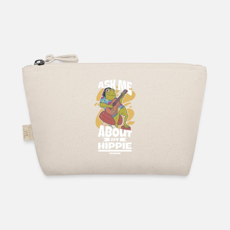 Hippe Frosch Geschenk Geschenkidee Bio-Täschchen