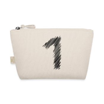 1 Hatching design - Organic Pouch - nature - Front