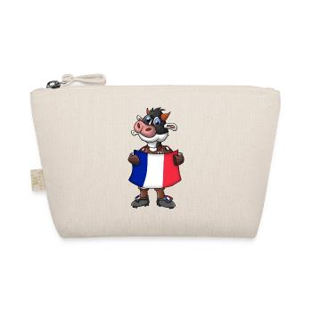 France Cow Fan - Organic Pouch - nature - Front