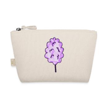 Barbe à papa violet - Trousse biologique - nature - Devant