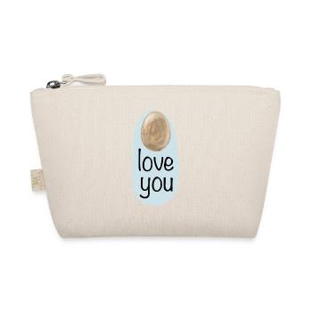 ei love you - Bio-Täschchen - Natur - Vorne