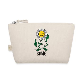 Positive flower smile - Organic Pouch - nature - Front