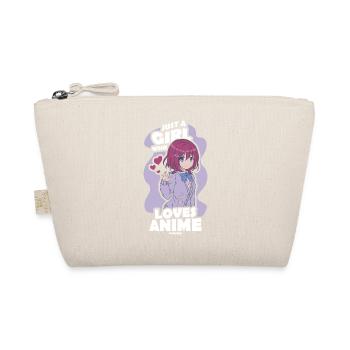 I Love Anime Japan Manga Cosplay Nerd Gift - Organic Pouch - nature - Front