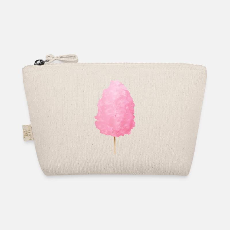 fluffy pink cotton candy Organic Pouch