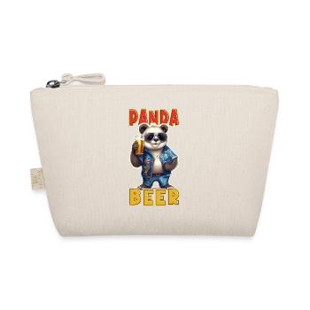Panda Beer Beer Bear Funny Saying Humor Party - Trousse biologique - nature - Devant