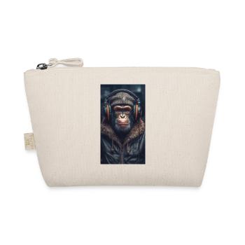 Music Monkey - Bio-Täschchen - Natur - Vorne