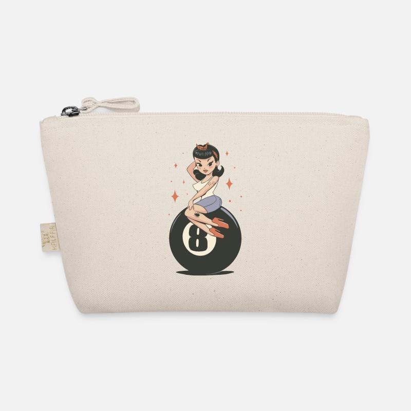 Rockabilly Mädchen Bio-Täschchen