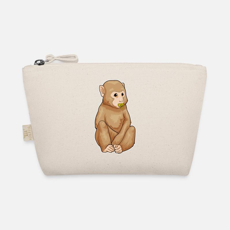 Monkey pacifier Organic Pouch