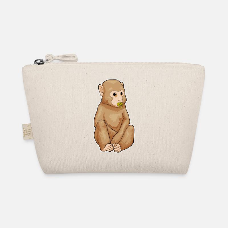 Monkey Baby Pacifier Organic Pouch