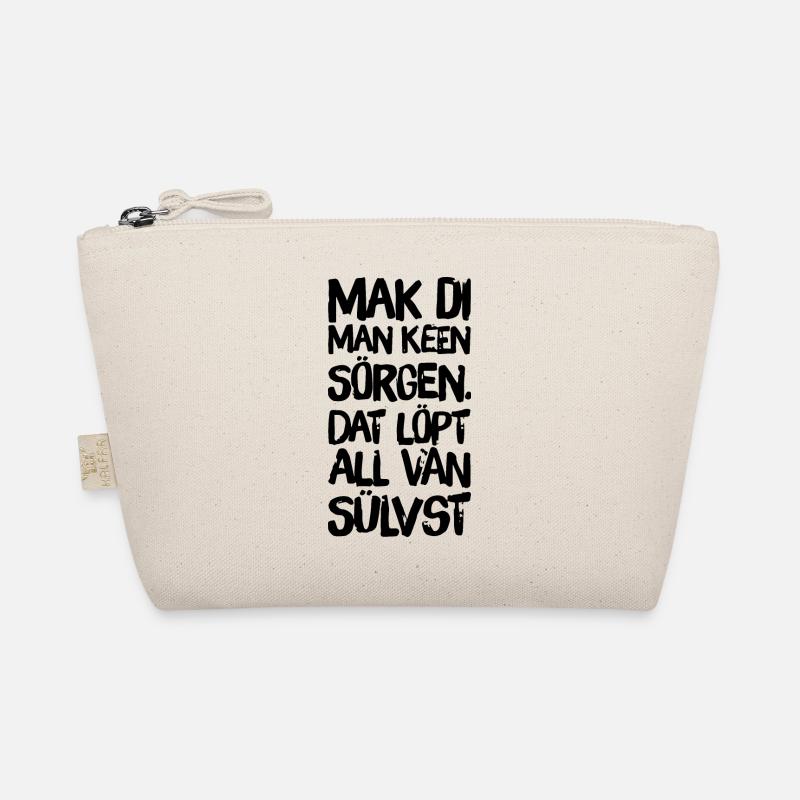 Mak di man ken Sörgen - Bio-Täschchen - Natur