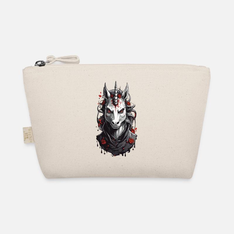 Vampire Licorne Dark Halloween Mysticisme Design Trousse biologique