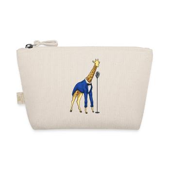 Chanteur girafe Chant au micro - Trousse biologique - nature - Devant