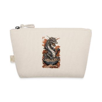 Dragon in ukiyo-e style & ramen noodle soup - Organic Pouch - nature - Front