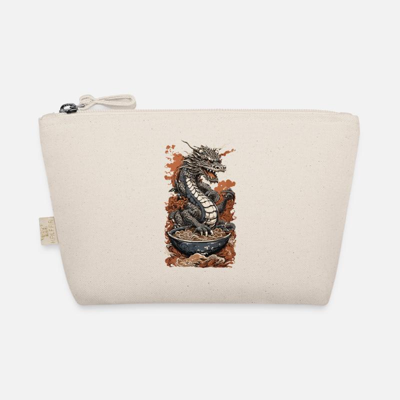 Dragon dans le style ukiyo-e & soupe de nouilles ramen Trousse biologique