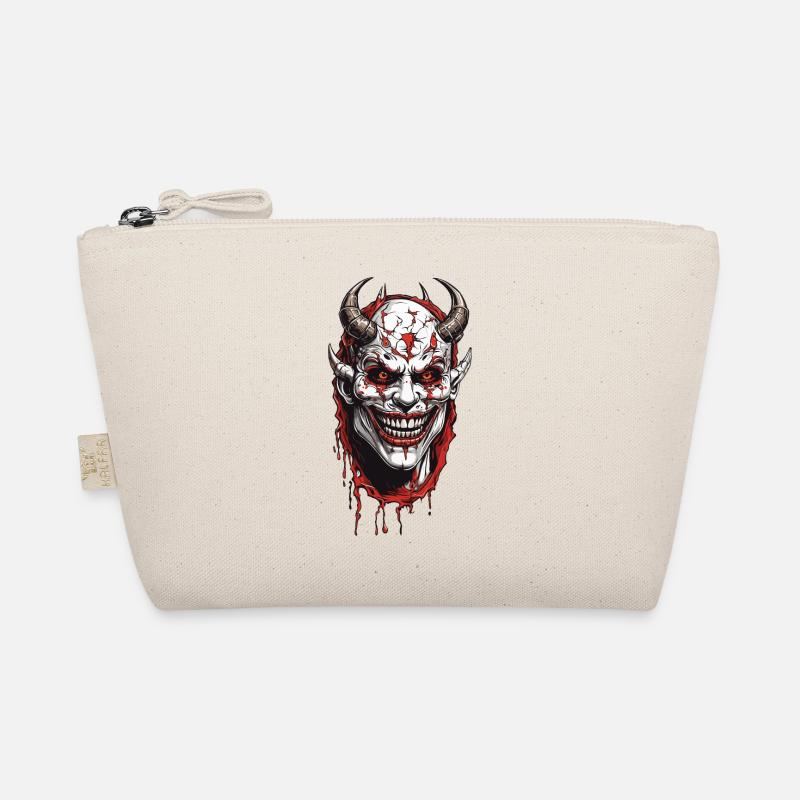 Erschreckendes Dämonen Horror Halloween Design Bio-Täschchen