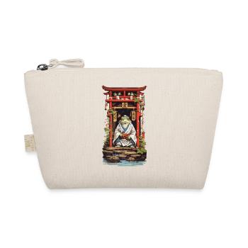 Grenouille fantaisie dans le design rétro du Temple Japon - Trousse biologique - nature - Devant