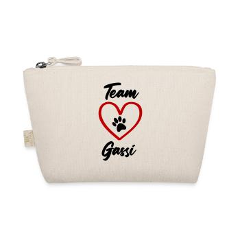 team gassi pfote liebe - Bio-Täschchen - Natur - Vorne