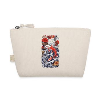 Retro Koi Ästhetik Fisch Wasser Japan Design - Bio-Täschchen - Natur - Vorne