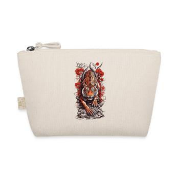 Asiatischer Tiger Tattoo Japan Wildkatzen Kunst - Bio-Täschchen - Natur - Vorne