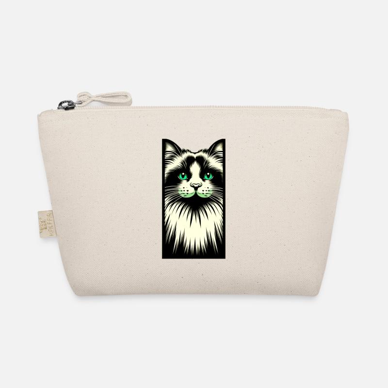 Cat Face Organic Pouch