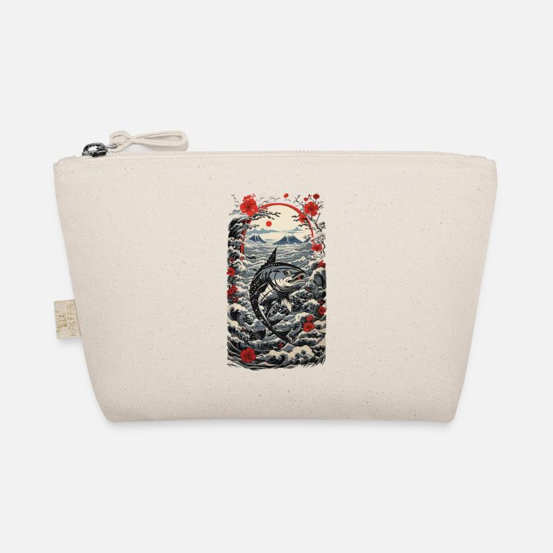 Ukiyo-E Thon Japonais Fleur De Cerisier Design Trousse biologique